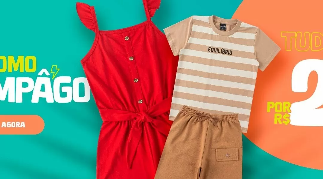 Promoção de Roupa Infantil de Verão por apenas 24,99