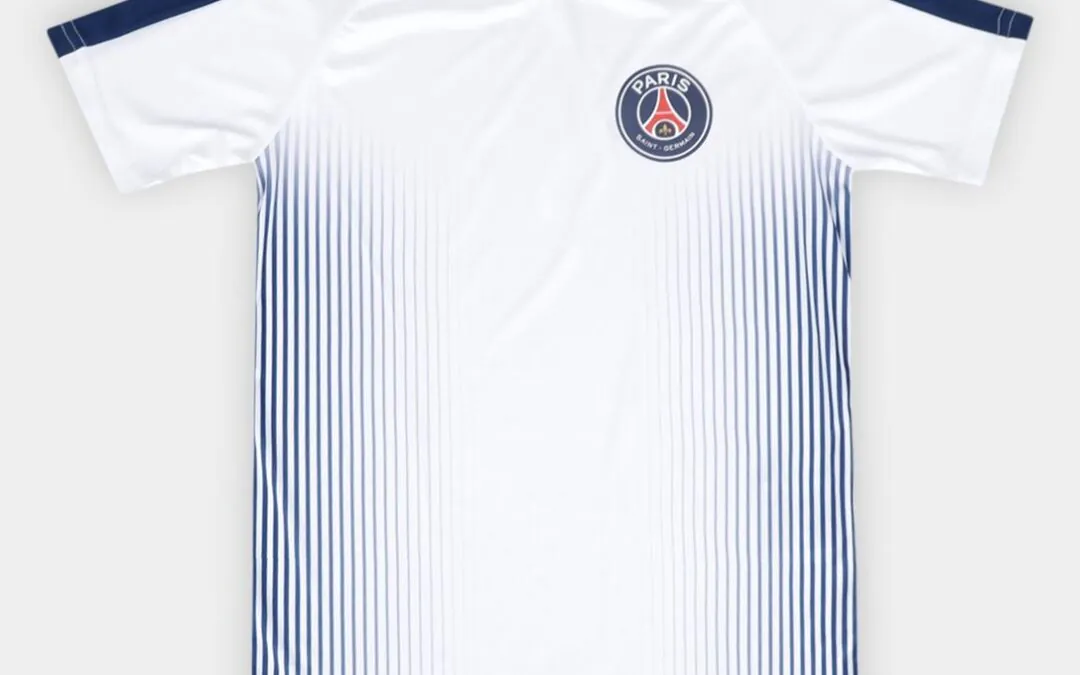 Camisa Paris Saint-Germain Infantil Branca por apenas 37,99